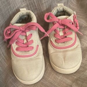 Billy Pink and Gray Sneakers - Toddler 10